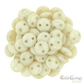   Opaque Luster Champagne - 30 db - kétlyukú Lentil gyöngy 6 mm (LC02010)