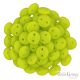 Chartreuse - 30 pc. - 2Holes Lentil Beads 6 mm (84020)