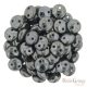 Hematite - 30 pc. - 2Hole Lentil Beads, size: 6 mm (L23980)