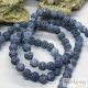 Natural Dyed Crackle Agate Frosted Style - 1 pcs. - ca. 8 mm