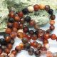 Natural Fire Agate Faceted Dyed - 1 pcs. - 8 mm