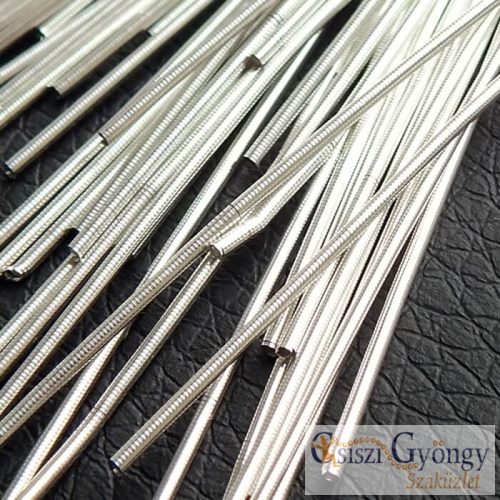 Francia drót - 1 szál - ezüst színű, 1,8 mm (kb. 30 cm)