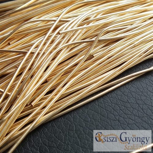 Francia Drót - 1 szál - arany színű, 1,8 mm átmérő, (kb. 30 cm hosszú)
