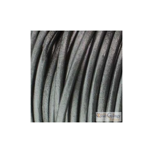 Dark Grey - 0.5 meter - 1 mm leather cord