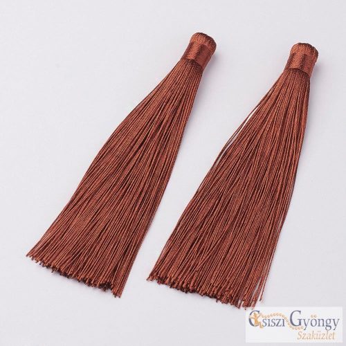 Long Brown Tassel - 1 pcs. - size: 120 mm long