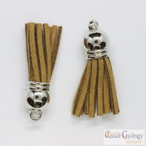 Drapp Textilbőr Bojt - 1 db - 35 mm