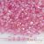 Coated Milky Pink AB - 50 db - csiszolt gyöngy 3 mm (K1704)