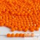 Opaque Orange - 50 db - 3 mm csiszolt gyöngy (93120)