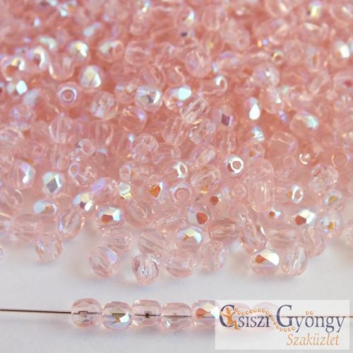 Rosaline AB - 50 db - csiszolt gyöngy 3 mm (X70100)