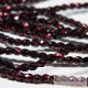 Metallic Burgundy - 50 db - 3 mm csiszolt gyöngy