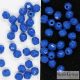 Opaque Blue - 50 pc. - Fire-polished Beads 3 mm (33200)