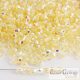 Citrin Yellow AB - 50 db - csiszolt gyöngy 3 mm (X80120)
