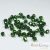 Metallic Emerald - 50 db - 3 mm csiszolt gyöngy