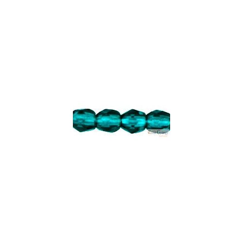 Dark Emerald - 50 db - csiszolt gyöngy 3 mm (50740)