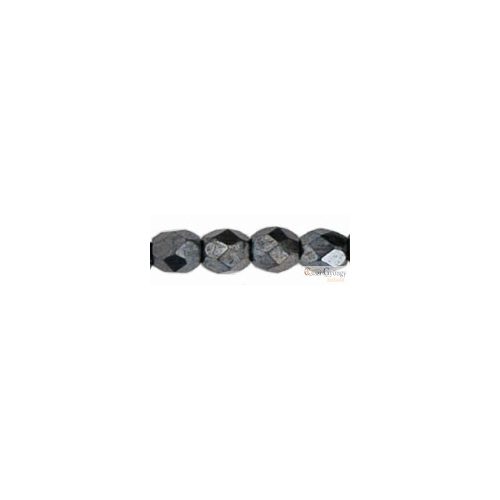 Hematite - 50 pc. - Fire-polished Beads 3 mm (L23980)