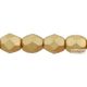 Matte Metallic Flax - 50 pc. - Fire-polished Beads 3 mm (K0171JT)