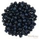 Metallic Suede Dark Blue - 50 pc - Fire-polished Beads 3 mm (79032MJT)