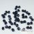 Metallic Dark Blue - 50 db - 3 mm csiszolt gyöngy