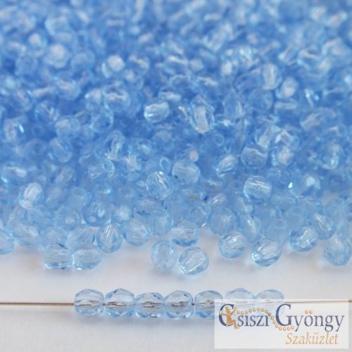Sapphire - 50 db - 3 mm csiszolt gyöngy (30040)