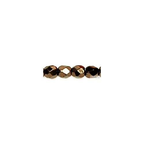 Metallic Bronze - 50 pc. - 3 mm Fire-polished Beads (LJ23980)