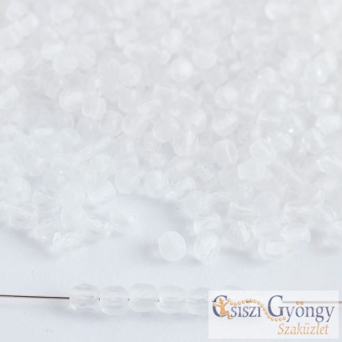 Matte Crystal - 50 db - 3 mm csiszolt gyöngy (M00030)