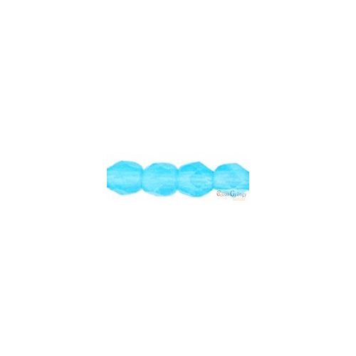 Milky Aquamarine - 50 db - csiszolt gyöngy 3 mm (61000)