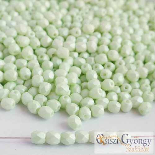 Powdery-Pastel Lime - 50 db - 3 mm csiszolt gyöngy (29315AL)