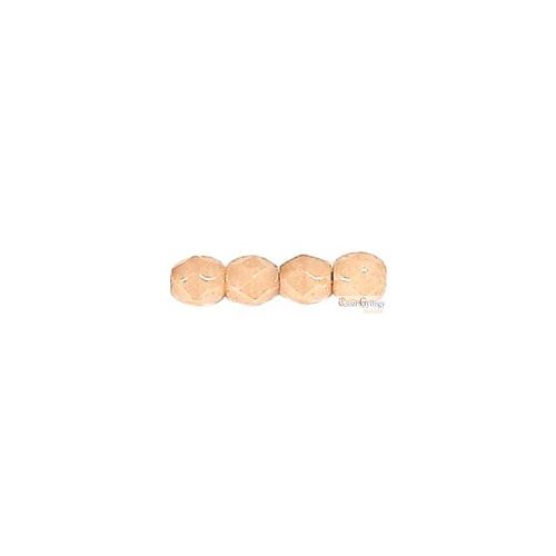 Luster Opaque Lt. Beige - 50 pc. - Fire-polished Beads 3 mm (LC02010)
