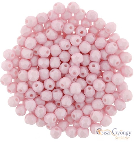 Powdery-Pastel Pink - 50 db - 3 mm csiszolt gyöngy (29305AL)