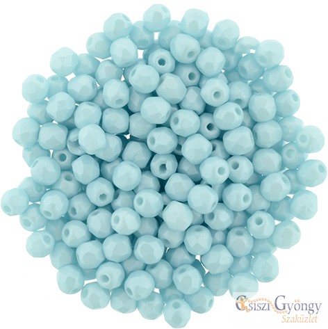 Powdery-Pastel Turquoise - 50 db - 3 mm csiszolt gyöngy (29313AL)