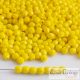 Opaque Yellow - 50 db - 3 mm csiszolt gyöngy (83120)