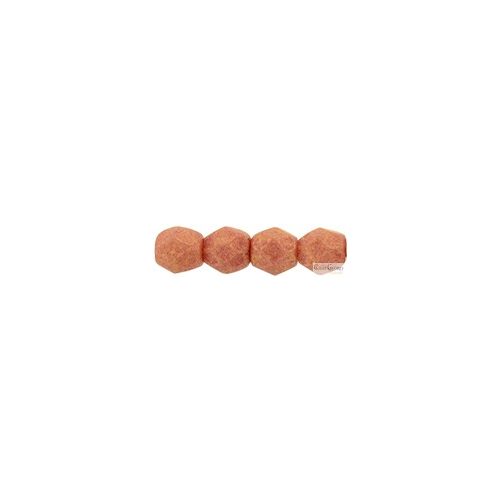 Pacifica strawberry - 50 db - 3 mm csiszolt gyöngy (S1002WH)