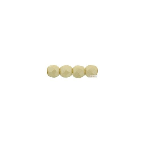 Powdery Pastel Beige - 50 pcs. - 3 mm Fire-Polished Beads (29344AL)