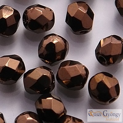 Dark Bronze csiszolt gyöngy (LZ23980)