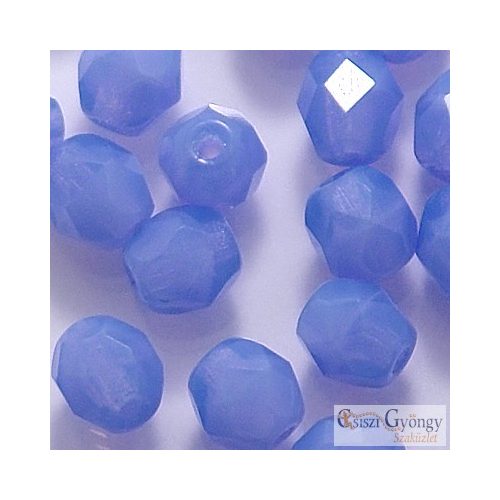 Milky Sapphire - 40 pc. - Fire-polished Beads 4 mm (31010)