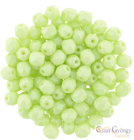 Powdery Pastel Lime csiszolt gyöngy (29315Al)