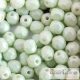 Pasztell Lime - 40 db - 4 mm csiszolt gyöngy (29315Al)
