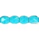Blue Turquoise - 40 pc. - Firepolished-beads, 4 mm (63030)