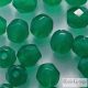 Alabaster Malachite Green - 40 pc. - 4 mm fire-polished beads (52060)