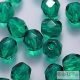 Green Emerald - 40 pc. - 4 mm Fire-polished Beads (50140)