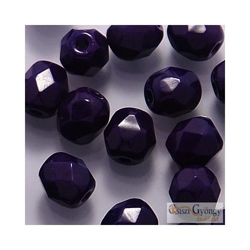 Navy Blue - 40 pc. - 4 mm Fire-polished Beads (33070)