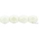 Pearl Shine White - 40 pc. - 4 mm Fire-polished Beads (24001AL)