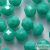 Opaque Turquoise csiszolt gyöngy (63130)