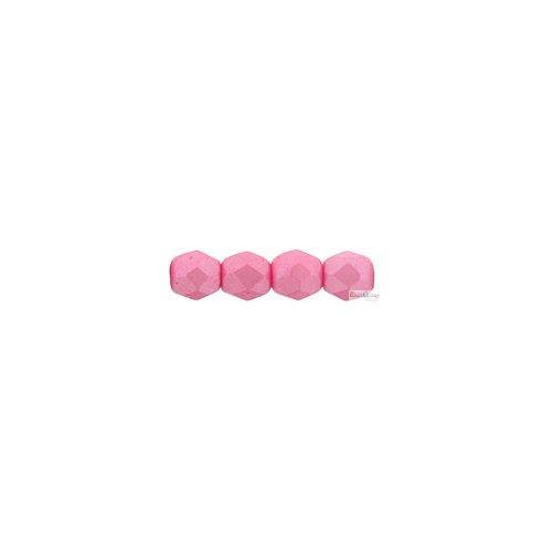 Pearl Shine Pink - 40 pc. - 4 mm Fire-polished Beads (24004AL)