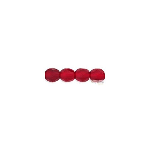 Ruby - 40 db - 4 mm csiszolt gyöngy (90100)