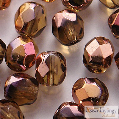 Copper Smoky Topaz csiszolt gyöngy (C10230)