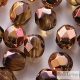 Copper Smoky Topaz - 40 pc. - 4 mm Fire-polished Beads (C10230)