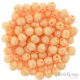 Powdery Pastel Orange - 40 pcs. - 4 mm Fire-polished Beads (2933AL)