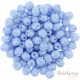 Powdery Pastel Blue - 40 pcs. - 4 mm Fire-Polished Beads (29310AL)