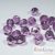 Crystal Lilac Metallic Ice - 20 db - 6 mm csiszolt gyöngy
